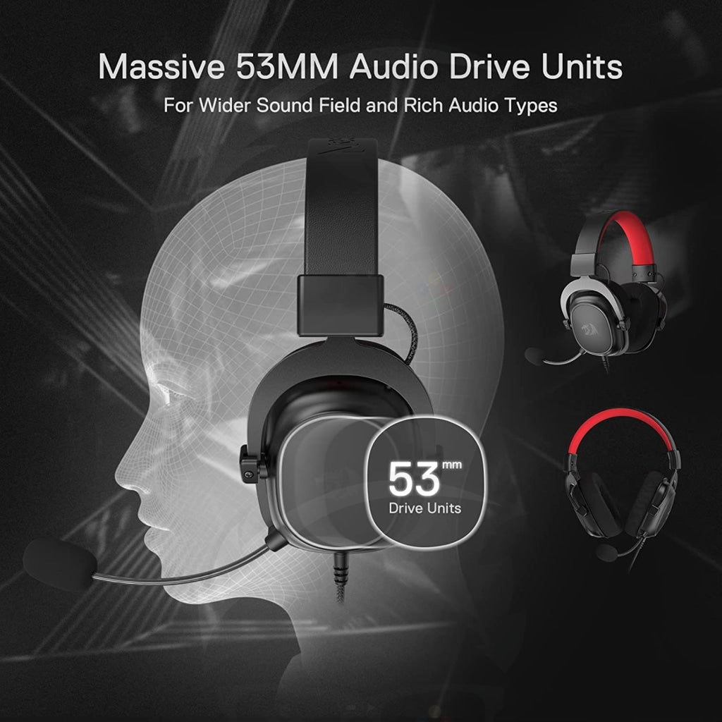Redragon Zeus X H510-RGB Wired Surround Sound Gaming Headset Redragon Zeus X H510-RGB Wired Surround Sound Gaming Headset